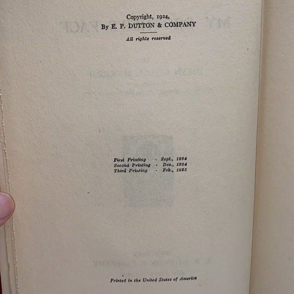 My Brother’s Face by Dhan Gopal Mukerji Hardcover Antique Book 1925 - Picture 6 of 11